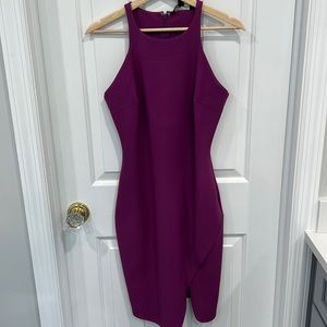 Elizabeth & James purple hourglass dress
